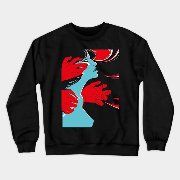 From the Darkness Crewneck Sweatshirt by dracoimagem